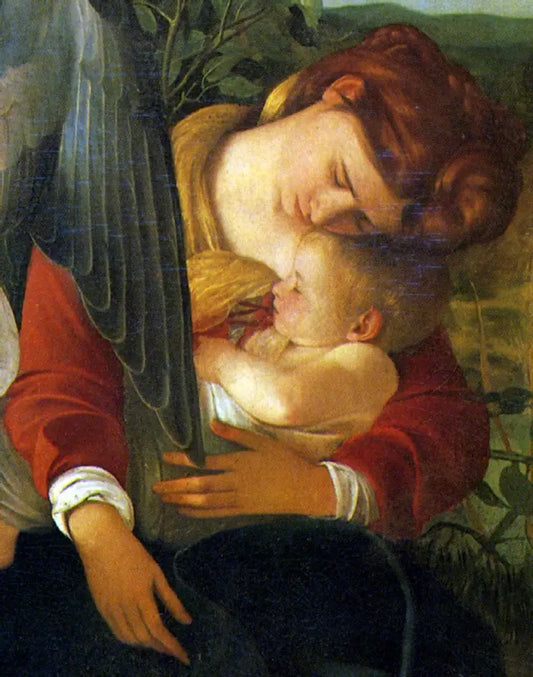 A Caravaggio Madonna - Rest on the Flight