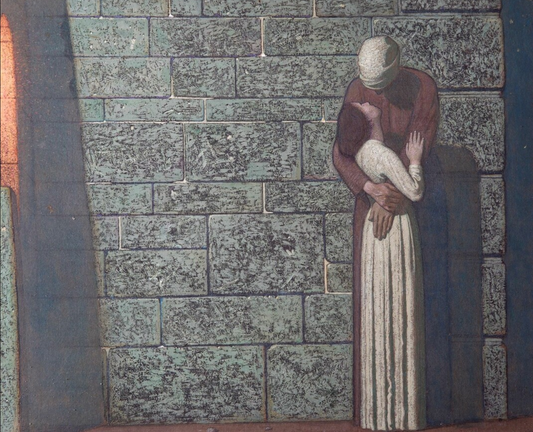 The Farewell | Frederick Cayley Robinson (British, 1862-1927)