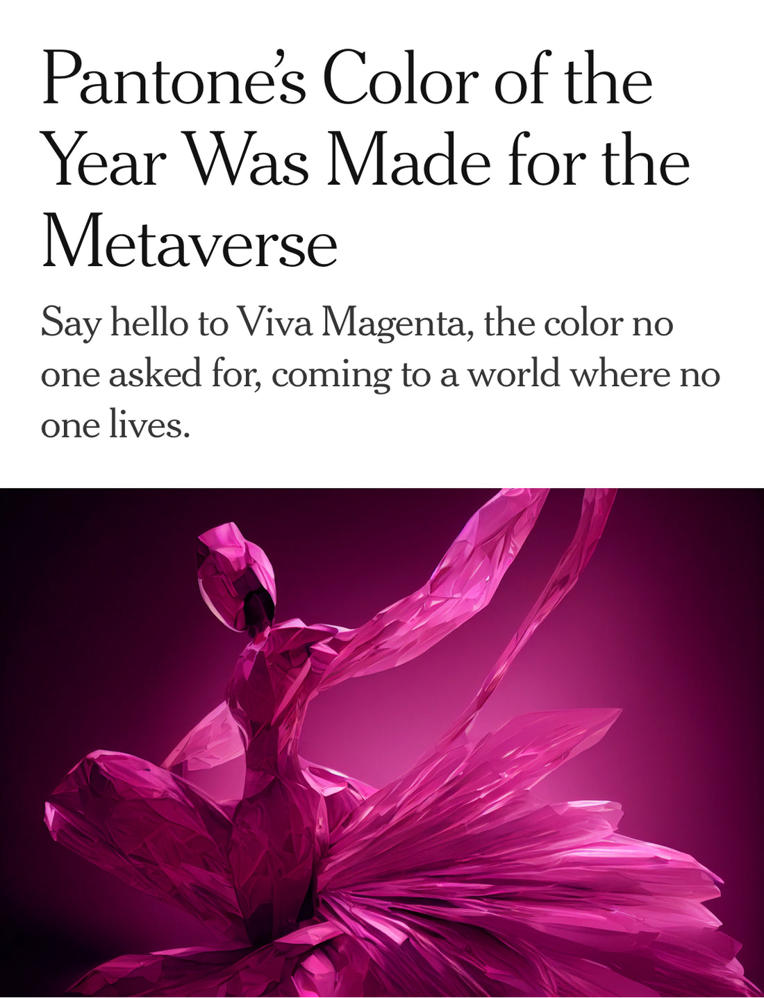 Viva Magenta | 2023 Color of the Year