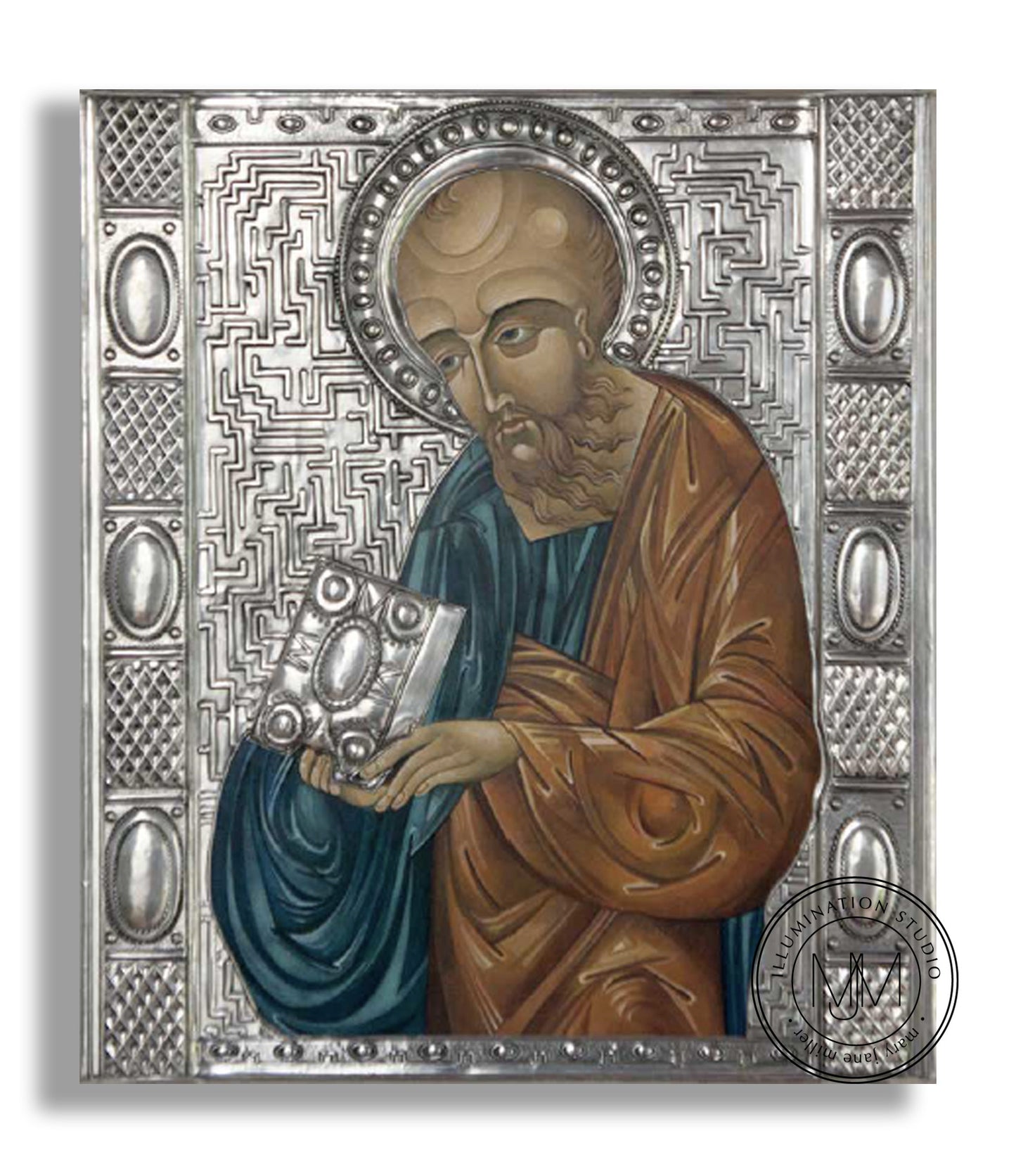 St Paul - Repousse Icon